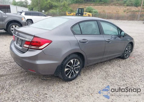 2014 Honda Civic Ex z USA, uszkodzony, nr VIN 19XFB2F80EE019000